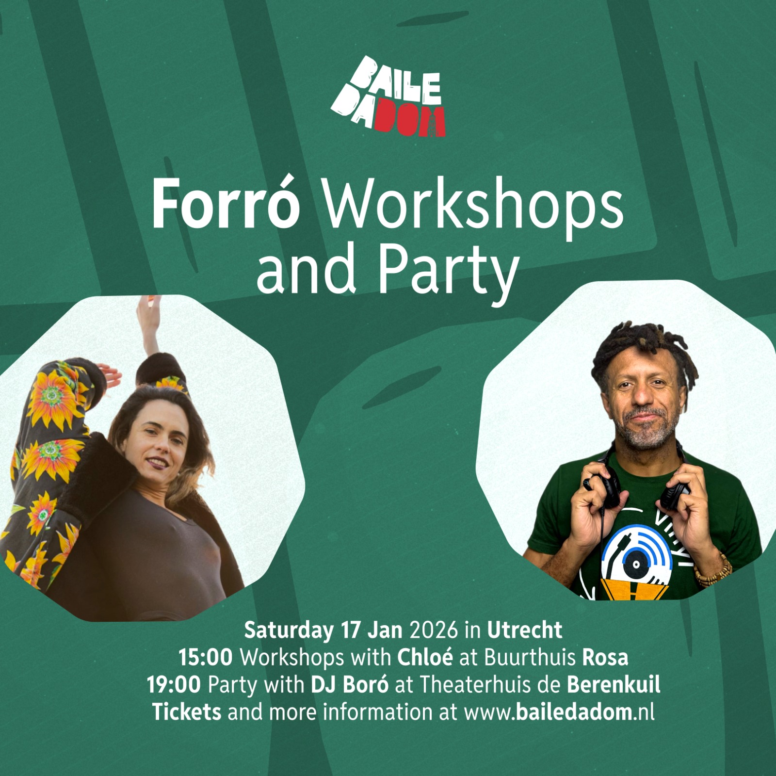 Forró workshops with Chloé de Paiva & party with DJ Boró